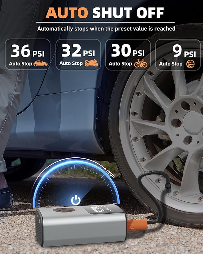 Tire Inflator Portable Air Compressor