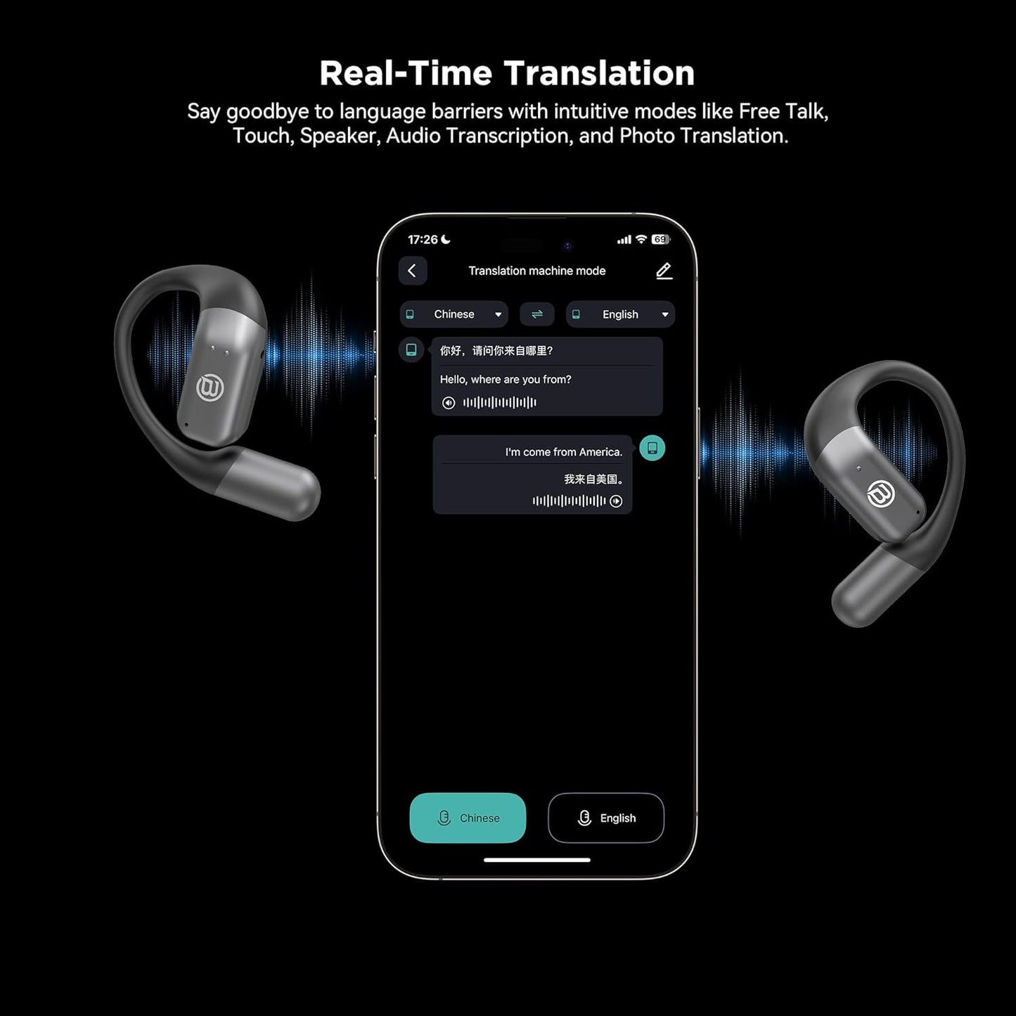 AI Language Translation Earbuds