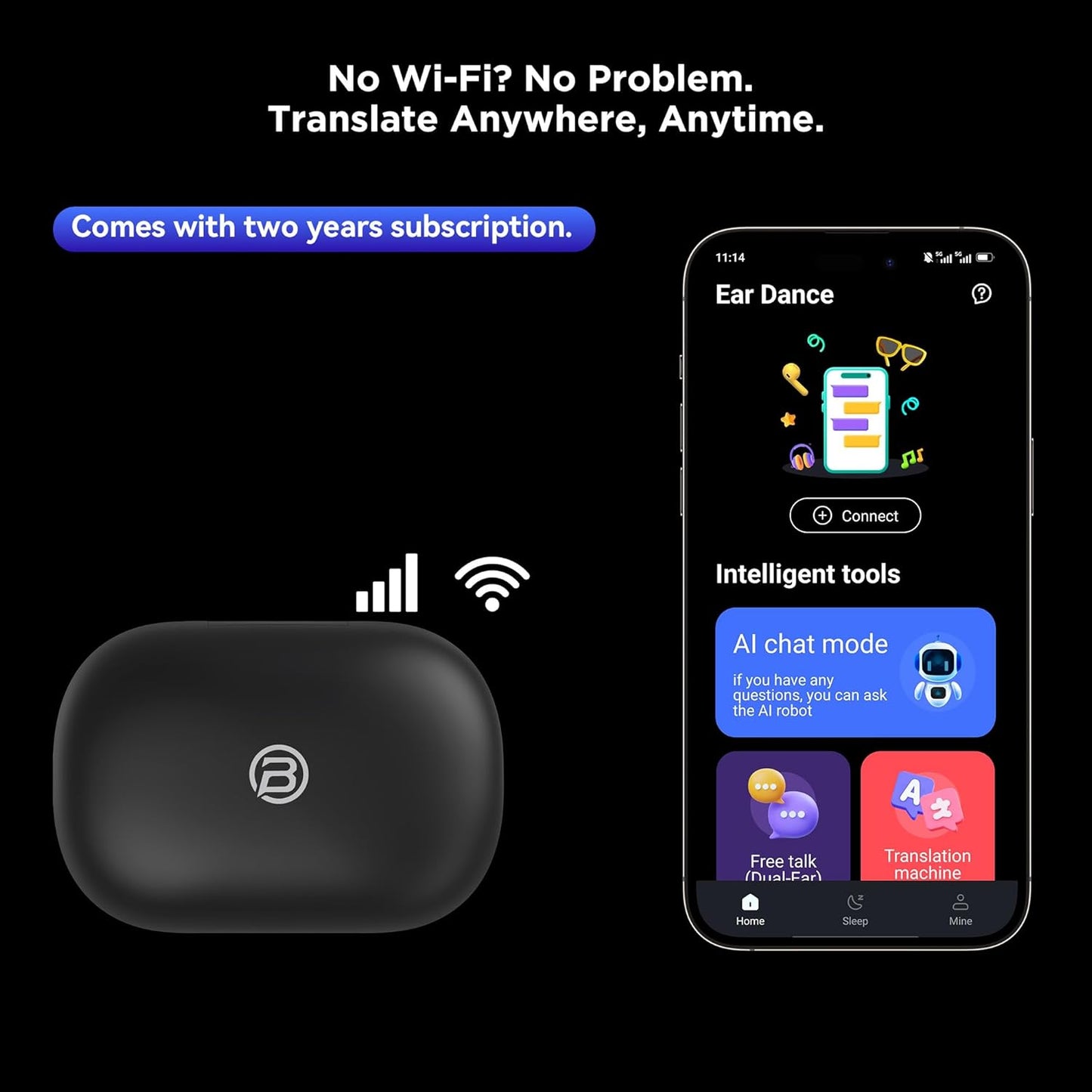 AI Language Translation Earbuds