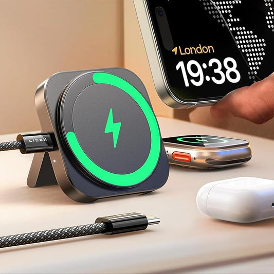 LISEN Charging Station for Apple Magsafe Charger