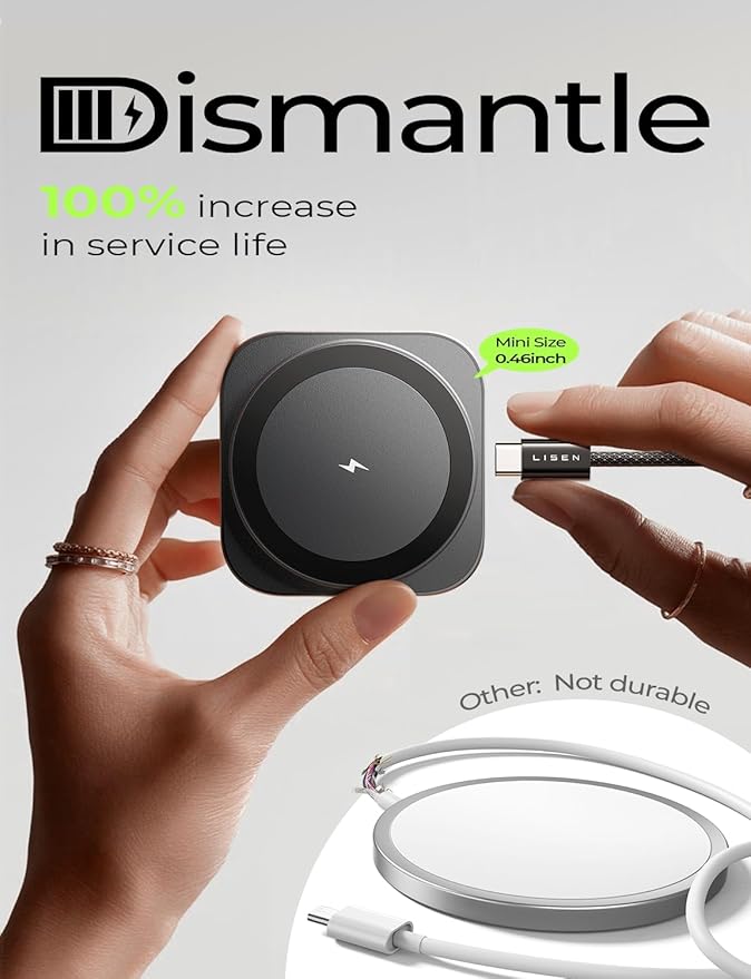 LISEN Charging Station for Apple Magsafe Charger
