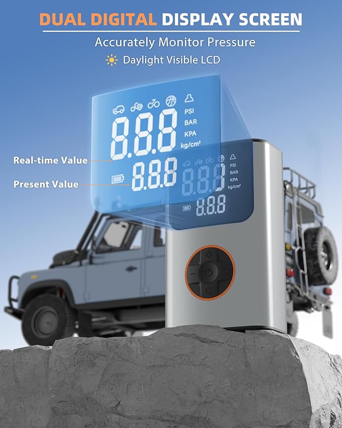 Tire Inflator Portable Air Compressor